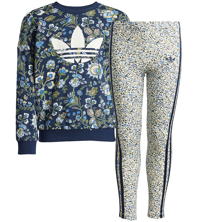adidas Orginals Sweatsæt - Sweatshirt/Leggings - Nindig/Multco
