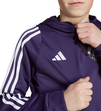 adidas Performance Hættetrøje - Manchester United - Aurplu/White