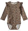 Sofie Schnoor Body l/æ - DicteSB - Brown m. Blomster Sofie Schnoor Body l/æ - DicteSB - Brown m. Blomster