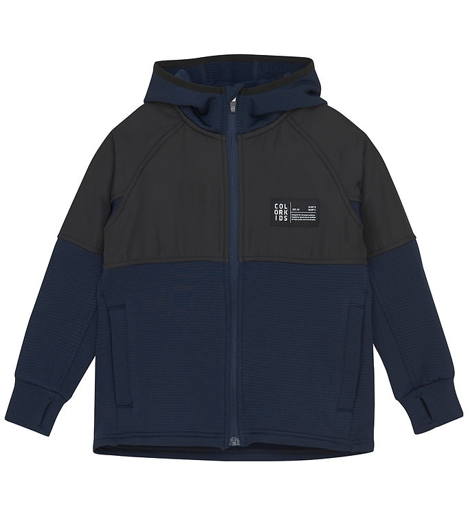 Color Kids Fleecejakke - Total Eclipse