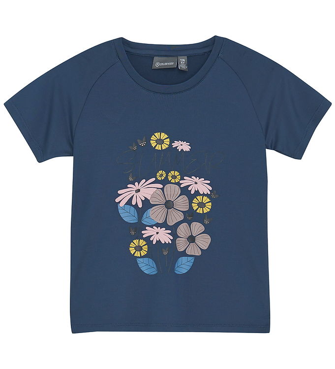 Color Kids T-shirt - Vintage Indigo