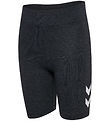 Hummel Cykelshorts - hmlJR - Black Melange Hummel Cykelshorts - hmlJR - Black Melange