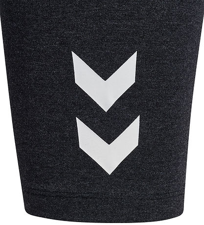 Hummel Cykelshorts - hmlJR - Black Melange