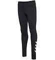 Hummel Leggings - hmlJR - Black Melange Hummel Leggings - hmlJR - Black Melange