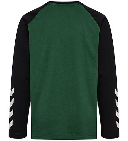 Hummel Bluse - hmlJr Logo - Mørkegrøn