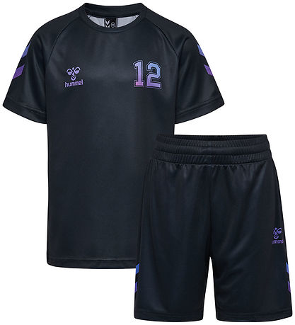Hummel Træningssæt - HmlShimmer - Black/Cayenne