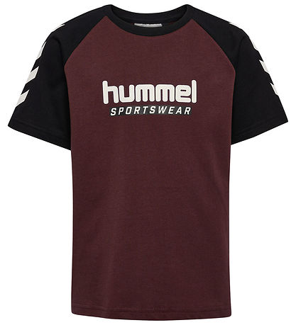 Hummel T-shirt - HmlJr Logo - Vineyard Wine
