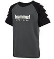 Hummel T-shirt - HmlJr Logo - Ebony Hummel T-shirt - HmlJr Logo - Ebony