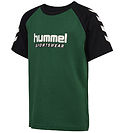Hummel T-shirt - HmlJr Logo - Dark Green