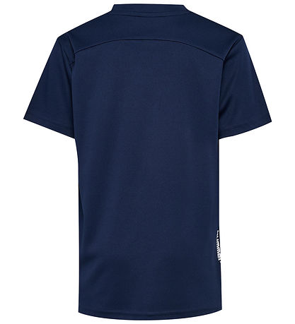 Hummel T-shirt - HmlJR Performance - Dress Blues