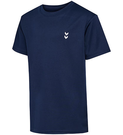 Hummel T-shirt - HmlJR Performance - Dress Blues