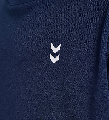 Hummel T-shirt - HmlJR Performance - Dress Blues