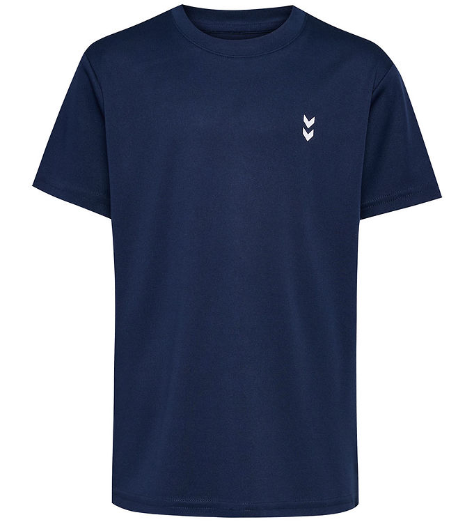 Hummel T-shirt - HmlJR Performance - Dress Blues