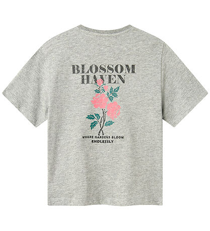 T-Shirt Name It - NkfLonnie - Marron Clair Chiné av. Imprimé