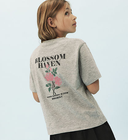 T-Shirt Name It - NkfLonnie - Marron Clair Chiné av. Imprimé