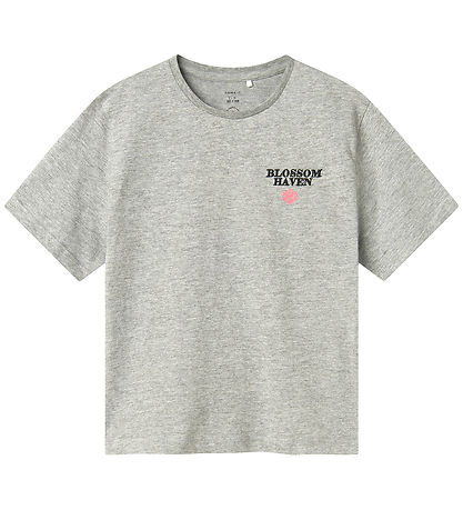 T-Shirt Name It - NkfLonnie - Marron Clair Chiné av. Imprimé