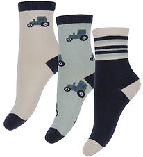 Name It Strømper - 3-pak - NmmLams - Jadeite/Navy Blazer Name It Strømper - 3-pak - NmmLams - Jadeite/Navy Blazer