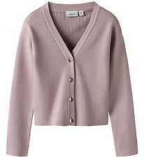 Name It Cardigan - Strik - Rib - NkfLarenlise - Burnished Lilac Name It Cardigan - Strik - Rib - NkfLarenlise - Burnished Lilac