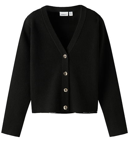 Name It Cardigan - Strik - Rib - NkfLarenLise - Sort