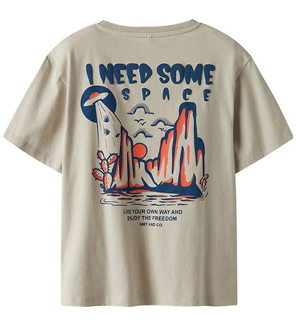 Name It T-shirt - NkmKarlo - Peyote m. Print