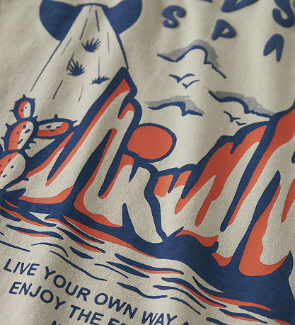 Name It T-shirt - NkmKarlo - Peyote m. Print