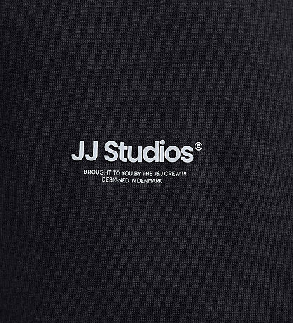 Jack & Jones Hættetrøje - Noos - JjeSoho - Sort m. Logo