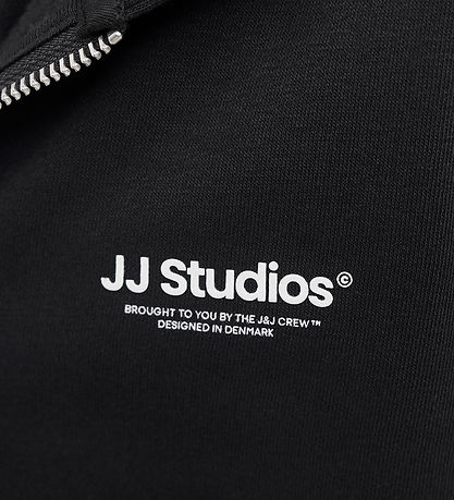 Jack & Jones Cardigan - Noos - JjeSoho - Sort m. Logo