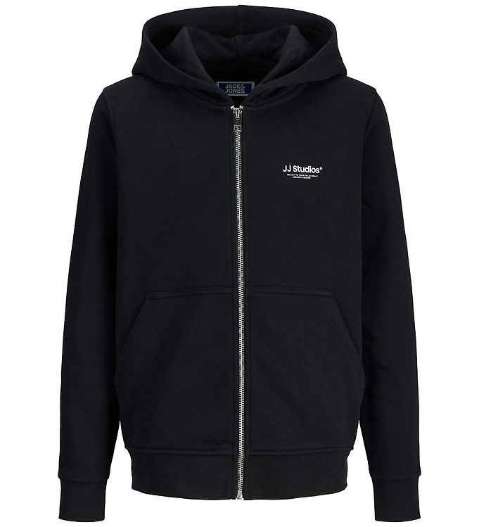Jack & Jones Cardigan - Noos - JjeSoho - Sort m. Logo