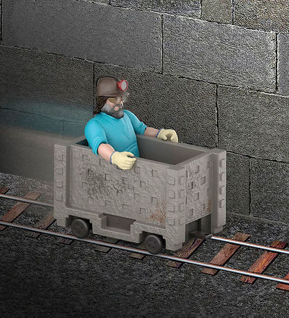Minecraft Movie Legetøjsfigur - Explosive Minecart Escape