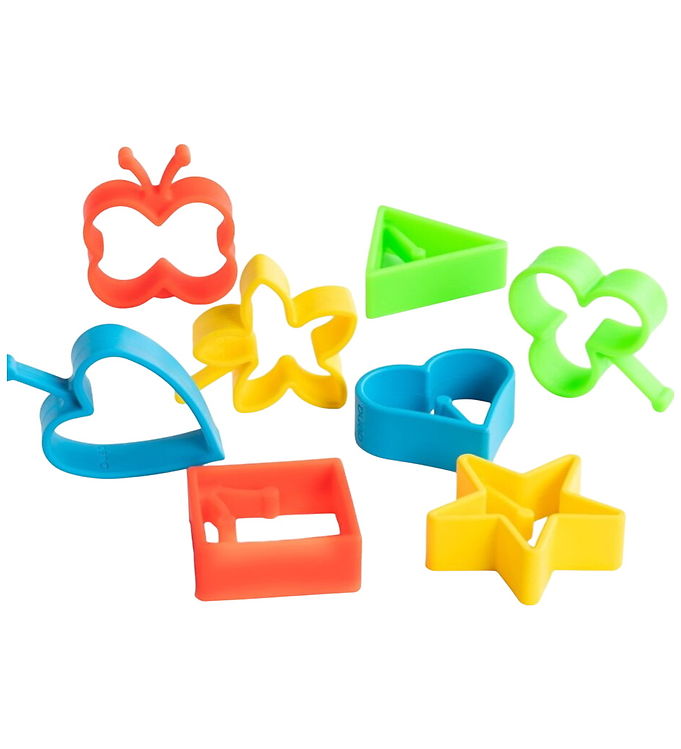 Dëna Aktivitetslegetøj - Silikone - Magisk Flip - 8 Dele - Neon