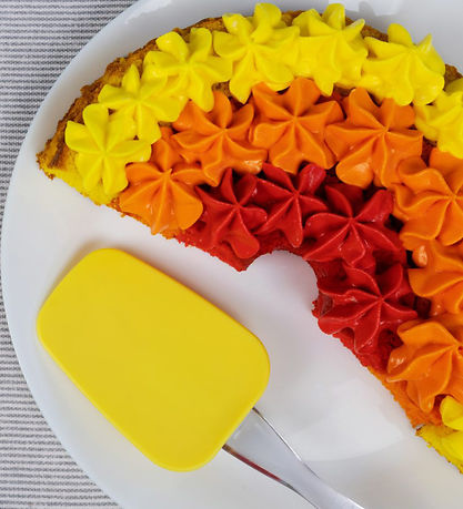 Dëna Bageform - Silikone - Rainbow - Mustard