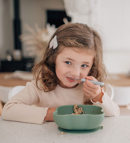 We Might Be Tiny Skål m. Sugekop - Silikone - Sage