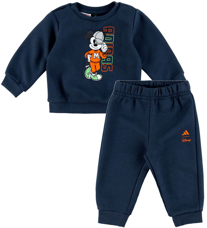 adidas Performance Sweatsæt - Mickey Mouse - Aurora Ink/Impact O
