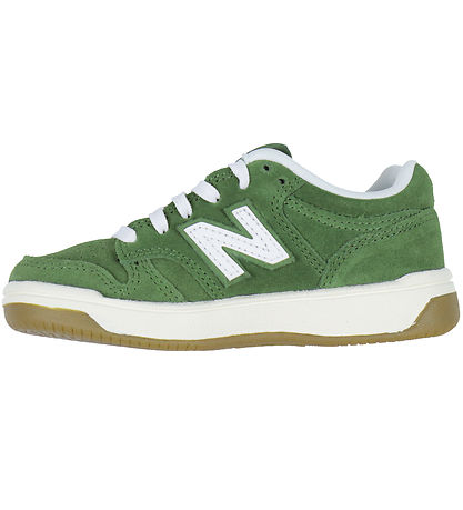 New Balance Sko - 480 - White/Dark Alpine Green