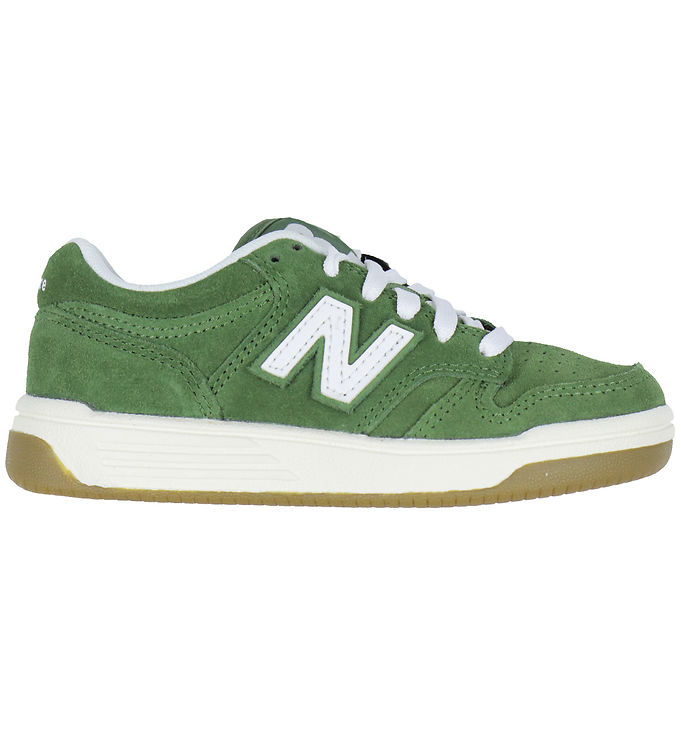 New Balance Sko - 480 - White/Dark Alpine Green