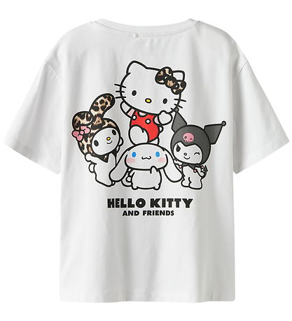 Name It T-shirt - NkfJixara - Hello Kitty - Bright White Name It T-shirt - NkfJixara - Hello Kitty - Bright White