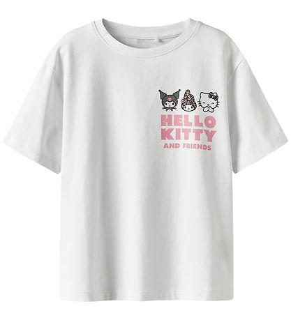 Name It T-shirt - NkfJixara - Hello Kitty - Bright White Name It T-shirt - NkfJixara - Hello Kitty - Bright White