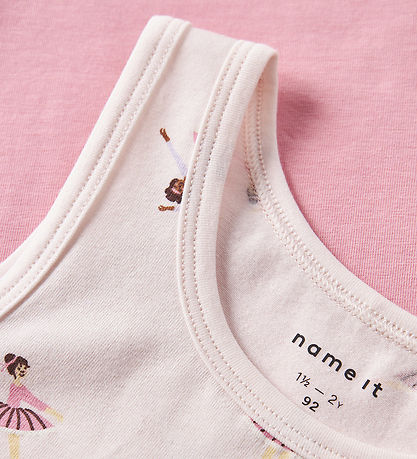 Name It Undertrøjer - Noos - NmfTank - 2-pak - Pearl/Peony/Balla