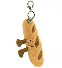 Jellycat Nøglering - 4x15 cm - Amuseables Baguette  Jellycat Nøglering - 4x15 cm - Amuseables Baguette