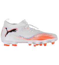 Puma Fodboldstøvler - Future 8 Match FG/AG Jr - White/Puma Black Puma Fodboldstøvler - Future 8 Match FG/AG Jr - White/Puma Black