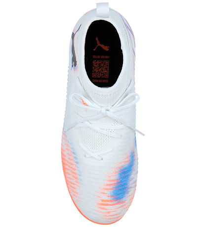 Puma Indendørssko - Future 8 Match IT+Mid - White/Puma Black/Glo Puma Indendørssko - Future 8 Match IT+Mid - White/Puma Black/Glo