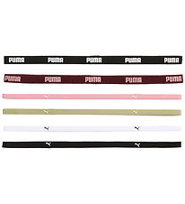 Puma Pandebånd - 6-pak - Ruby Shimmer/Pink/Lux Army Puma Pandebånd - 6-pak - Ruby Shimmer/Pink/Lux Army