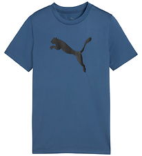 Puma T-shirt - Tad - Dark Indigo m. Logo Puma T-shirt - Tad - Dark Indigo m. Logo