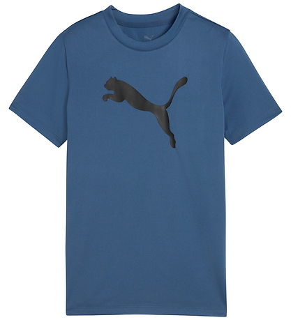 Puma T-shirt - Tad - Dark Indigo m. Logo Puma T-shirt - Tad - Dark Indigo m. Logo