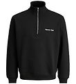 Jack & Jones Sweatshirt - JorNorrebro - Sort Jack & Jones Sweatshirt - JorNorrebro - Sort