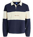Jack & Jones Sweatshirt - Polo - JorNorrbro - Ocean Cavern Jack & Jones Sweatshirt - Polo - JorNorrbro - Ocean Cavern