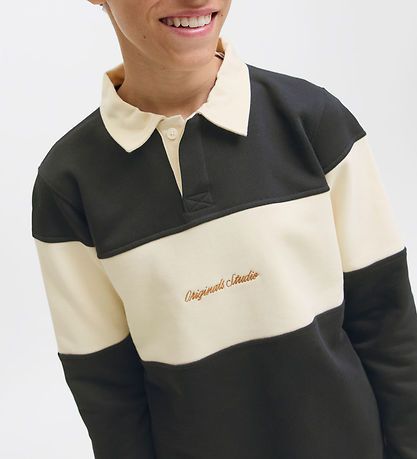 Jack & Jones Sweatshirt - Polo - JorNorrebro - Sort
