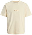 Jack & Jones T-shirt - Noos - JorNorrebro - Antique White Jack & Jones T-shirt - Noos - JorNorrebro - Antique White
