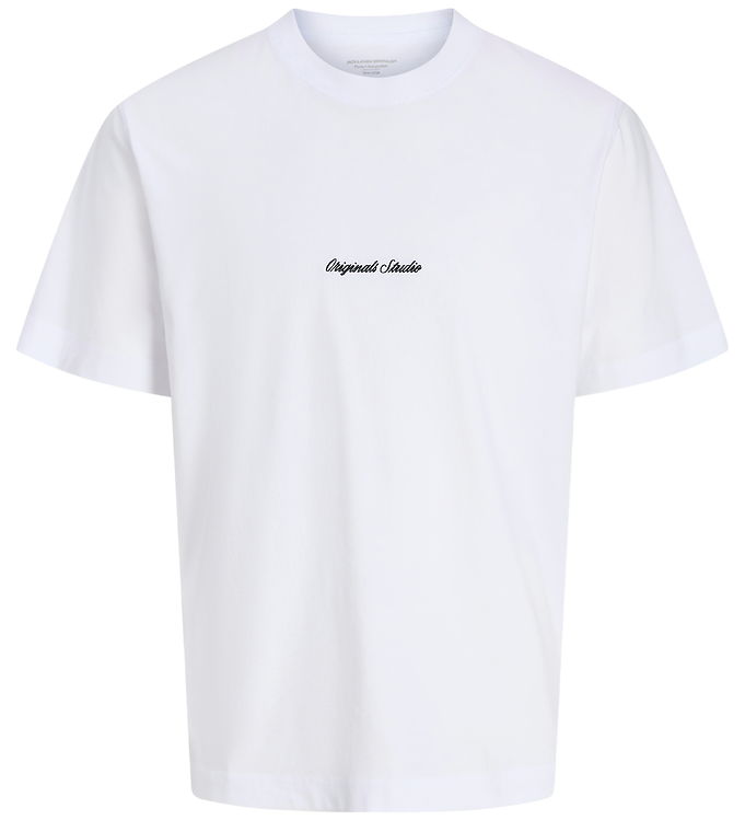 Jack & Jones T-shirt - Noos - JorNorrebro - Bright White m. Logo