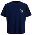 Jack & Jones T-shirt - JorNorrebro - Ocean Cavern m. Print Jack & Jones T-shirt - JorNorrebro - Ocean Cavern m. Print